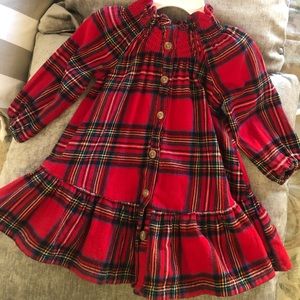 Plaid Flannel Button-Front Dress♥️